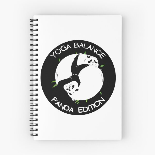 Item preview, Yoga Balance: YinYang Symbol Made by Pandas designed and sold by LyricsWear.