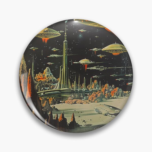 Item preview, Retro Scifi Art designed and sold by nomiraclehere.