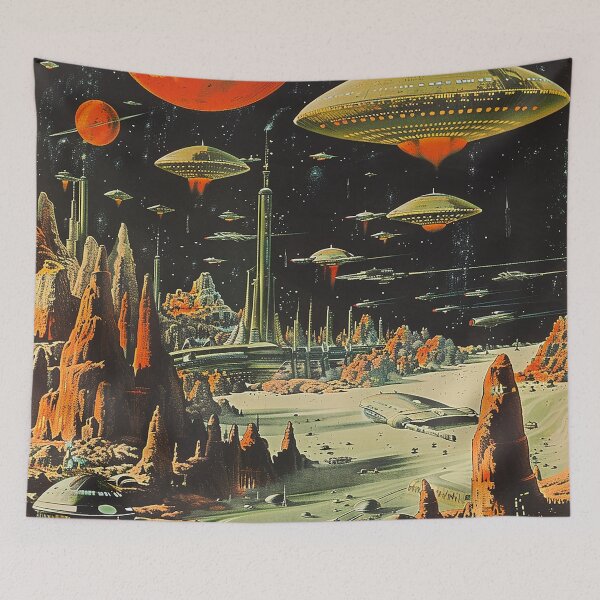 Item preview, Retro Scifi Art designed and sold by nomiraclehere.