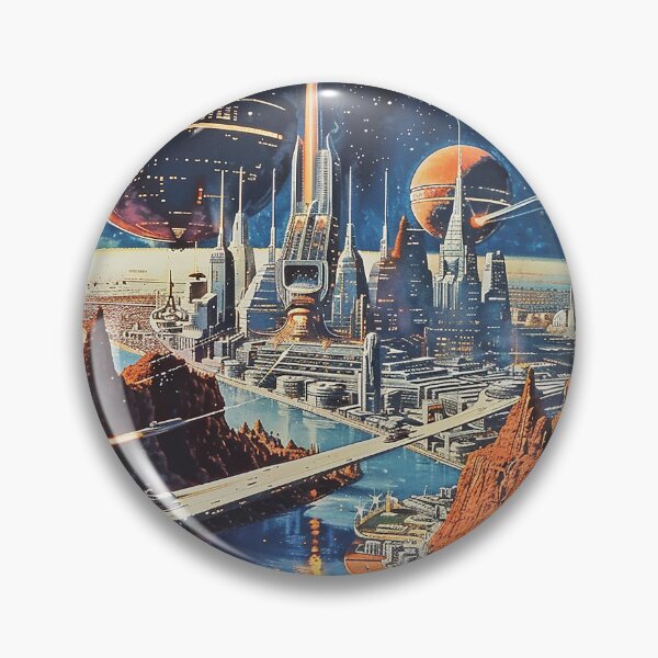 Item preview, Retro Scifi Art designed and sold by nomiraclehere.