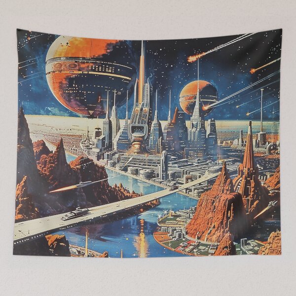 Item preview, Retro Scifi Art designed and sold by nomiraclehere.