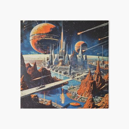 Item preview, Retro Scifi Art designed and sold by nomiraclehere.