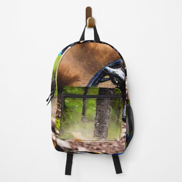 Item preview, Berms Blitz: Mountain Biker Shredding the Trails designed and sold by GrizzlyCollective.