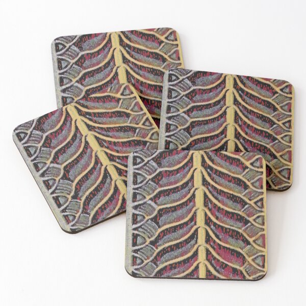Item preview, Ernst Heinrich Haeckel sea coral in Purple Dawn designed and sold by DreamingBeetle.