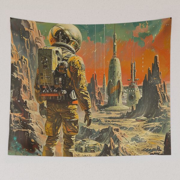 Item preview, Retro Scifi Art designed and sold by nomiraclehere.