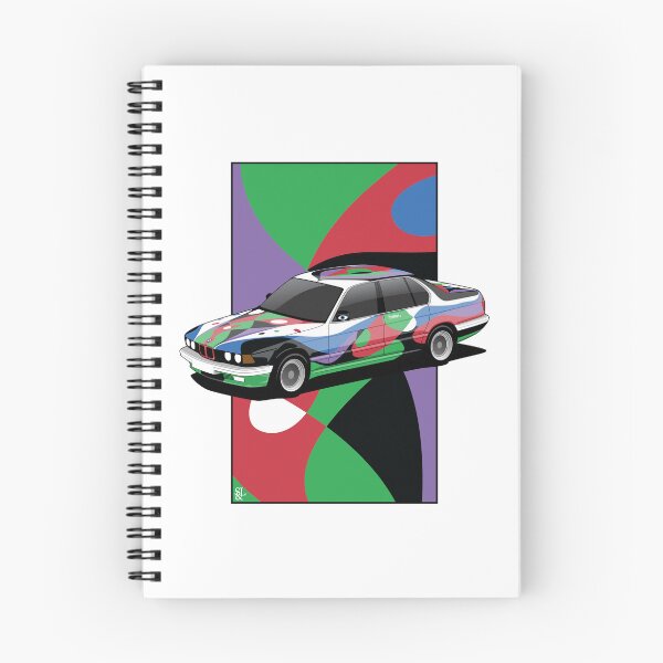 Item preview, E32 730i Art Car illustration designed and sold by Sweaty-and-Loud.
