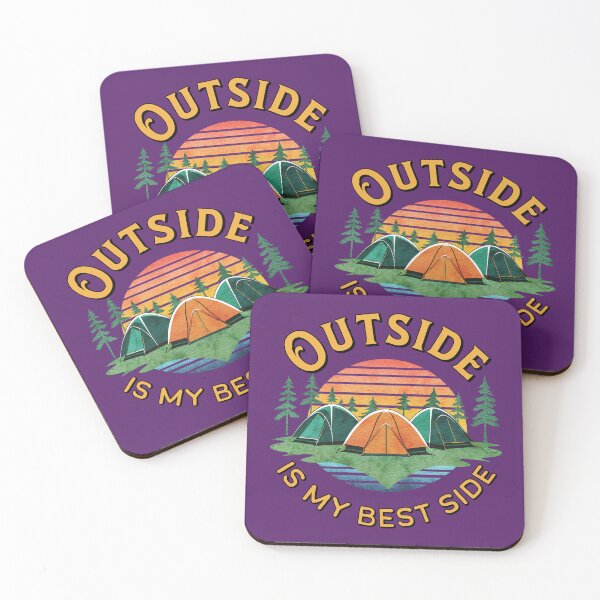Item preview, Campsite and Sunset Vintage - Outdoor Adventure Seeker designed and sold by greenwhite25.