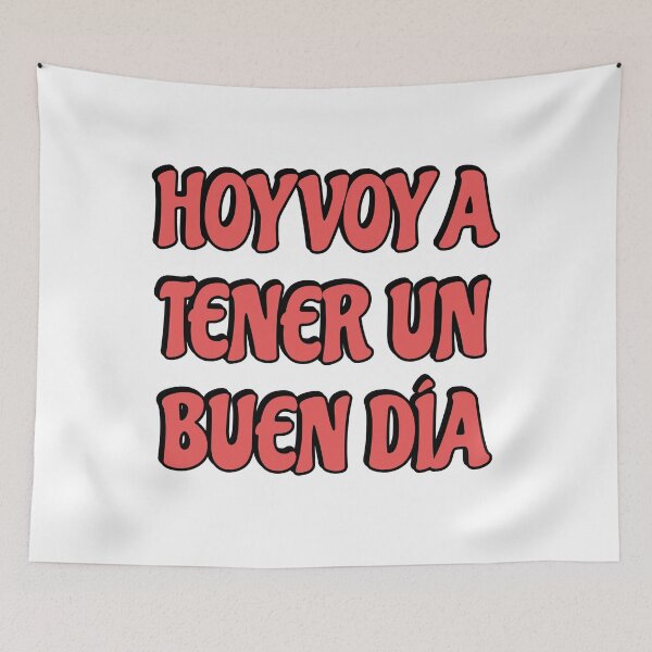 Item preview, Hoy Voy A Tener Un Buen Dia - Spanish motivational   designed and sold by Inspirationmotivation.