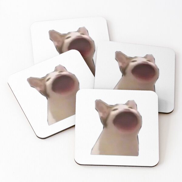 Item preview, Open Mouth Cat Meme designed and sold by scalzone0523.