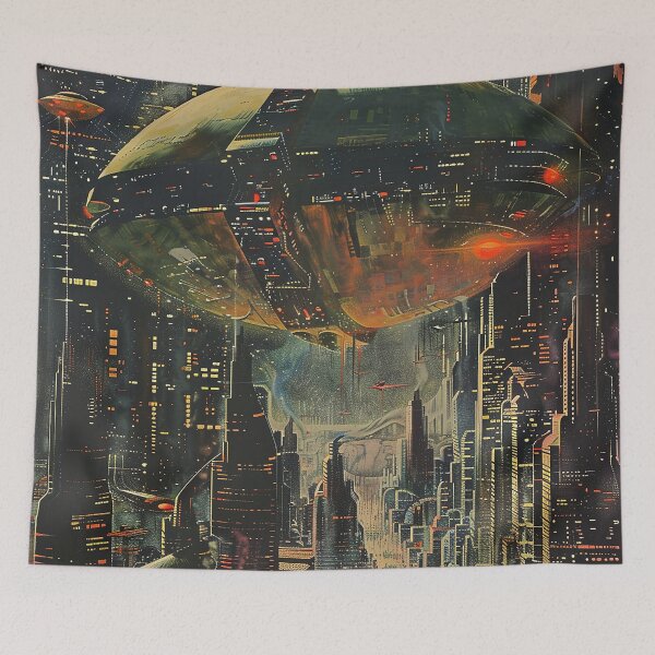 Item preview, Retro Scifi Art designed and sold by nomiraclehere.