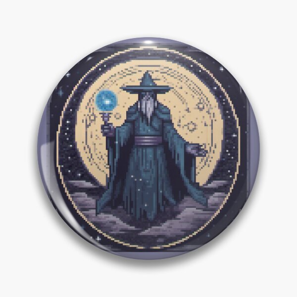 Item preview, Mystic Pixel Mage designed and sold by Pixelartshirt.