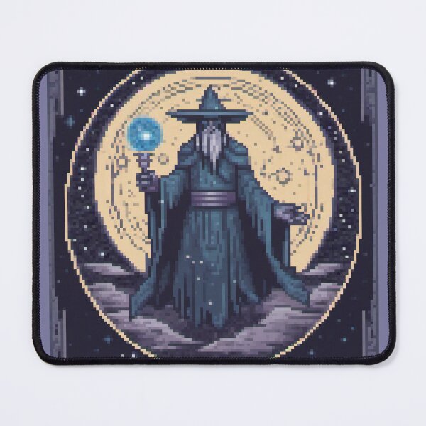 Item preview, Mystic Pixel Mage designed and sold by Pixelartshirt.