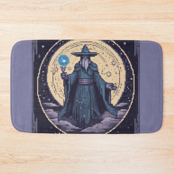 Item preview, Mystic Pixel Mage designed and sold by Pixelartshirt.