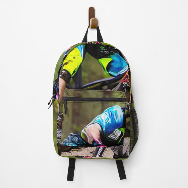 Item preview, Forest Fury: MTB Rider Shredding the Trails designed and sold by GrizzlyCollective.