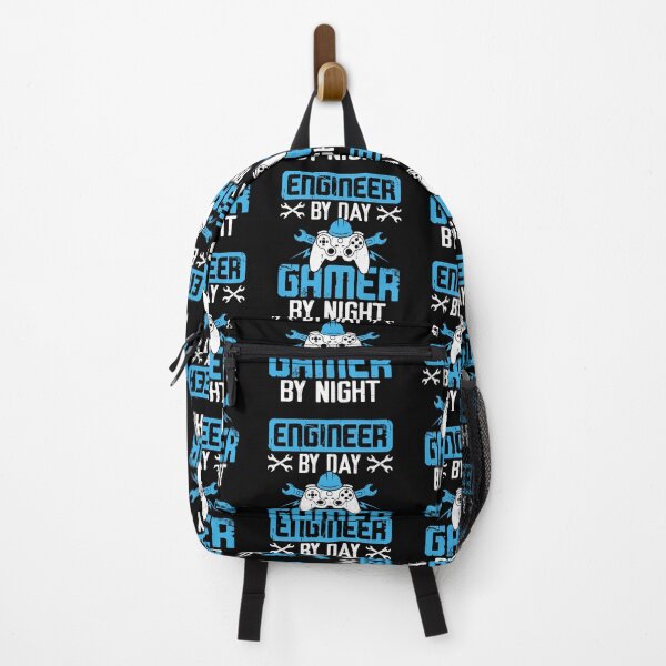 Item preview, Engineer by day, gamer by night designed and sold by Margival.