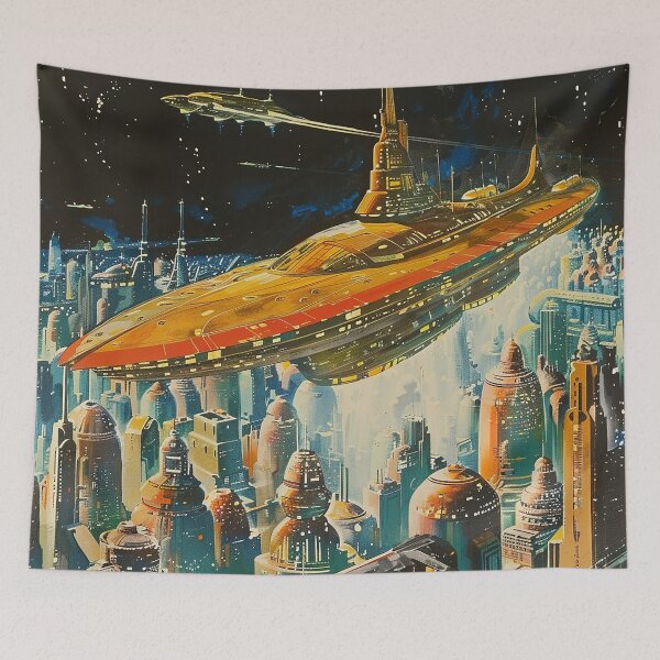 Item preview, Retro Scifi Art designed and sold by nomiraclehere.