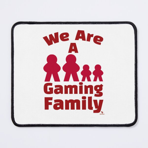 Item preview,  We Are A Gaming Family Fun Meeple Art designed and sold by mytshirtfort.