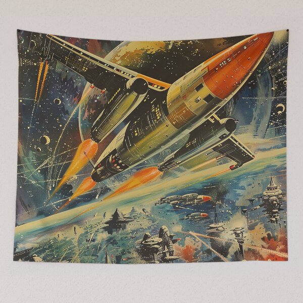 Item preview, Retro Scifi Art designed and sold by nomiraclehere.