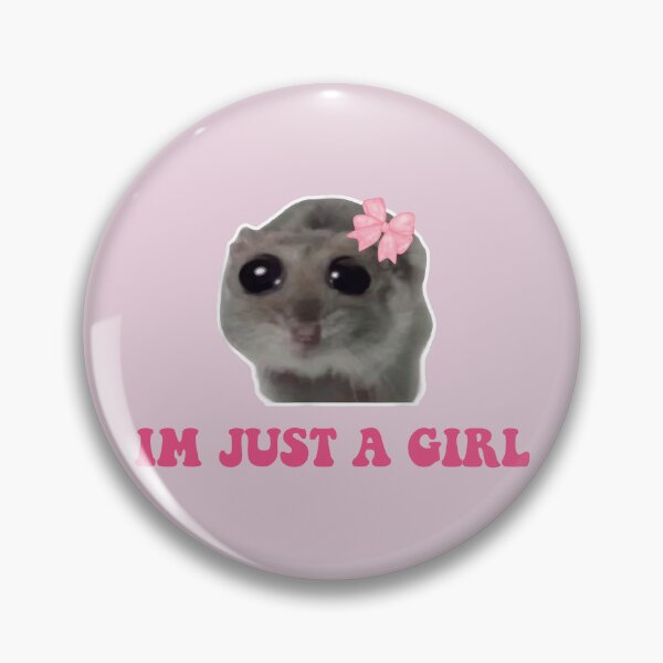 Artikelvorschau, Trauriger Hamster, ich bin nur ein Mädchen entworfen und verkauft von VerdePlantTees.