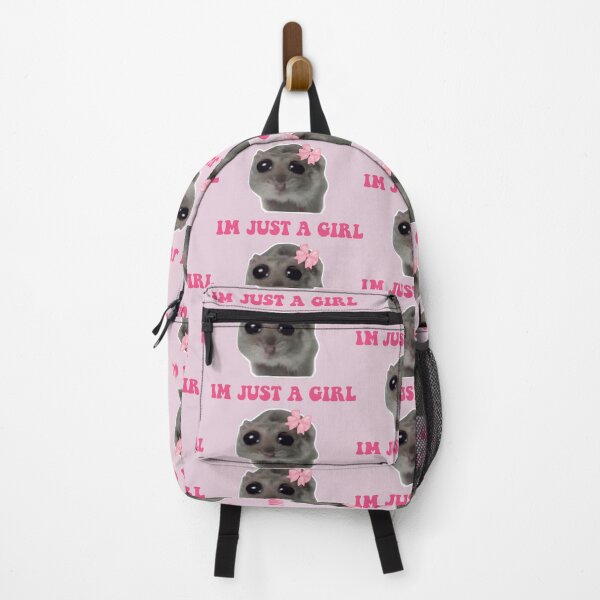 Item preview, Sad Hamster Im Just a Girl designed and sold by VerdePlantTees.