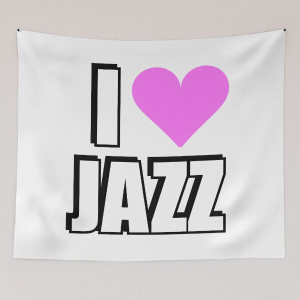 Item preview, I heart jazz - I love jazz designed and sold by Inspirationmotivation.