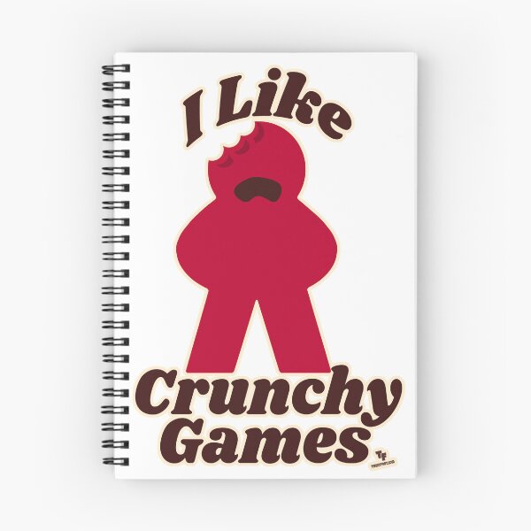 Item preview, I Love Crunchy Games Fun Meeple Art designed and sold by mytshirtfort.