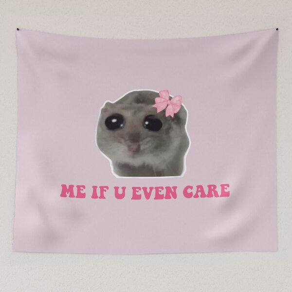 Item preview, Sad Hamster Me if u Even Care designed and sold by VerdePlantTees.