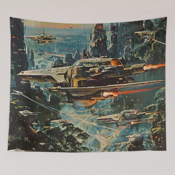 Item preview, Retro Scifi Art designed and sold by nomiraclehere.