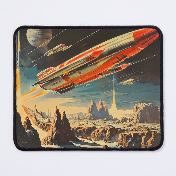 Item preview, Retro Scifi Art designed and sold by nomiraclehere.