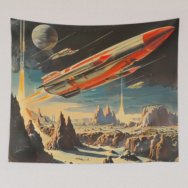 Item preview, Retro Scifi Art designed and sold by nomiraclehere.