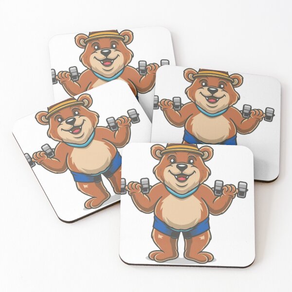 Item preview, gym bear  designed and sold by  Bold Border Studio..