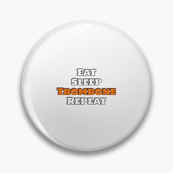 Item preview, Eat Sleep Trombone Repeat designed and sold by Inspirationmotivation.