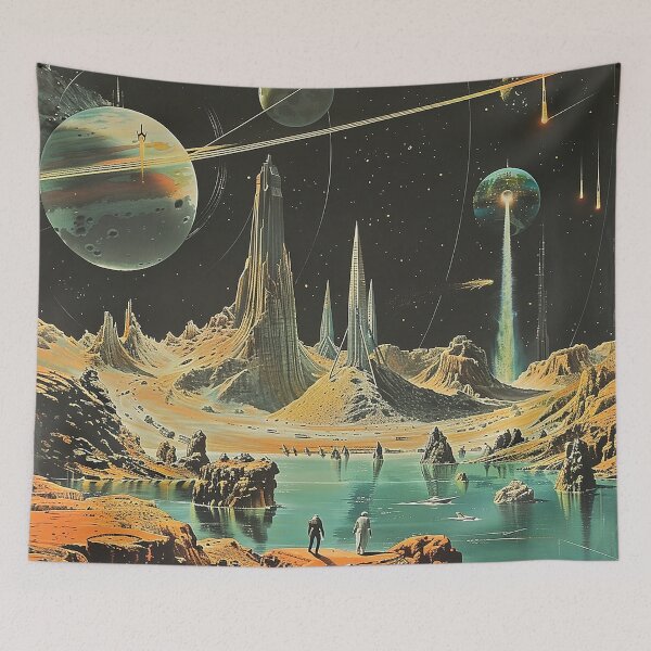Item preview, Retro Scifi Art designed and sold by nomiraclehere.