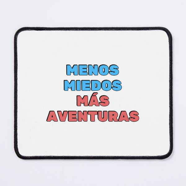 Item preview, Menos miedos, más aventuras - Spanish motivational designed and sold by Inspirationmotivation.