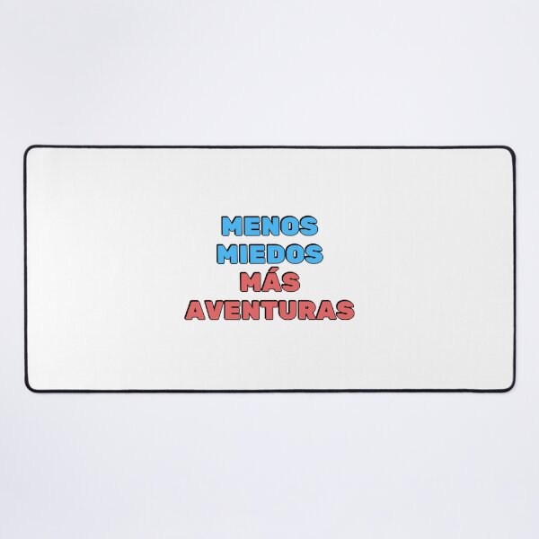 Item preview, Menos miedos, más aventuras - Spanish motivational designed and sold by Inspirationmotivation.