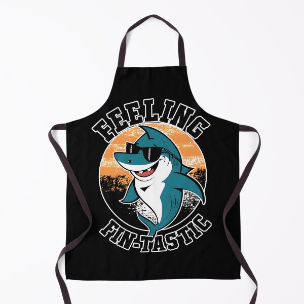 Item preview, Shark in Sunglasses Feeling Fin-tastic Funny Shark Surfing designed and sold by ColorFlick.