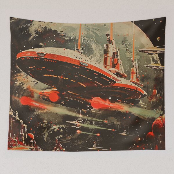 Item preview, Retro Scifi Art designed and sold by nomiraclehere.