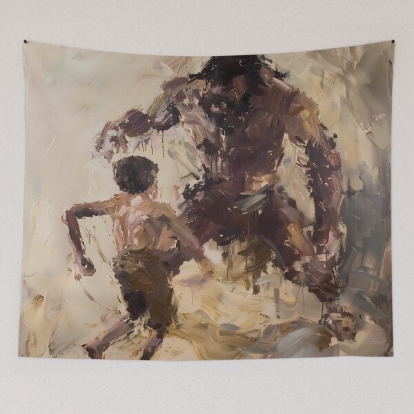Item preview, David's Victory Over Goliath designed and sold by LivingArtClips.