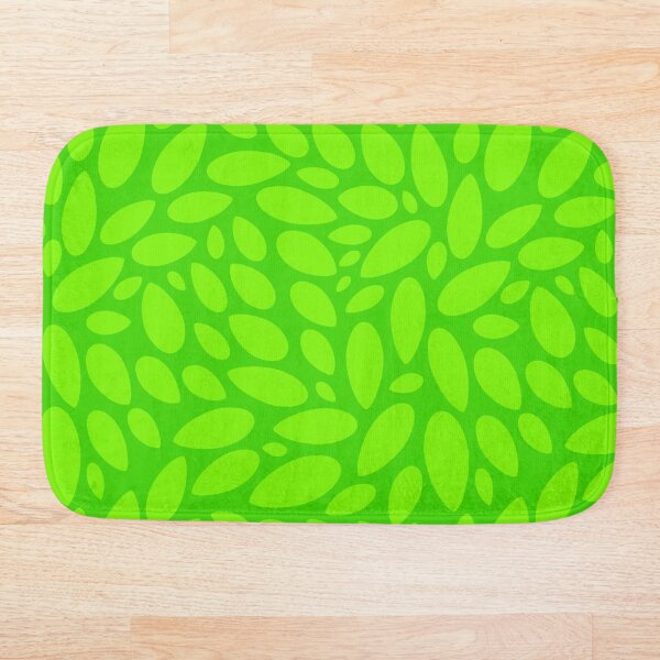 Item preview, Abstract shapes pattern in alien green designed and sold by Vanessa Bentley.