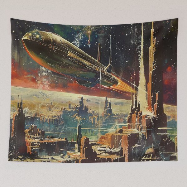 Item preview, Retro Scifi Art designed and sold by nomiraclehere.