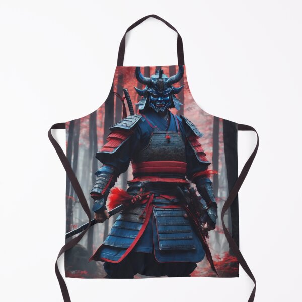 Item preview, Blue Master Samurai Oni Warrior designed and sold by nerdland.