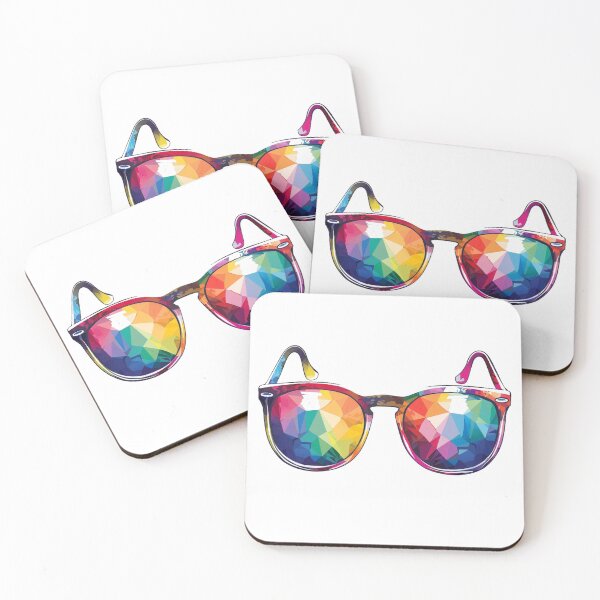Item preview, Colorful sunglasses sticker style designed and sold by SmileshareShop.