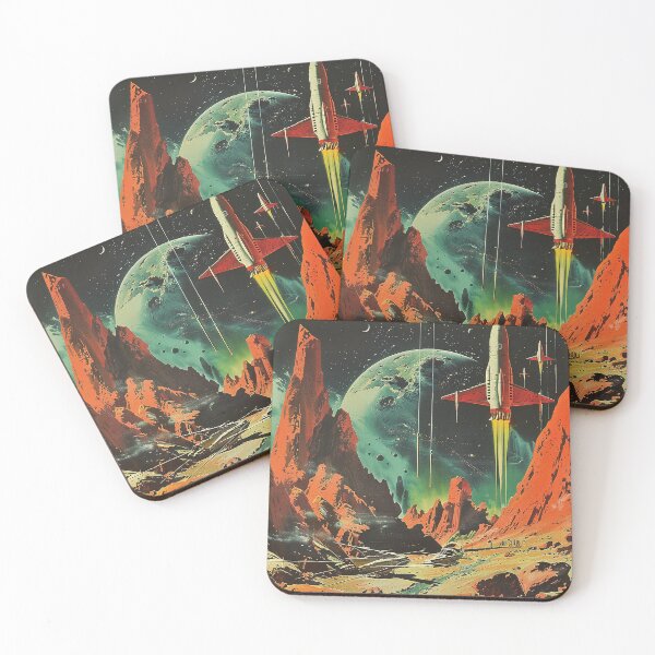 Item preview, Retro Scifi Art designed and sold by nomiraclehere.