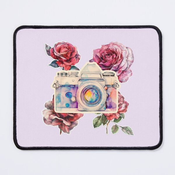Item preview, Floral Cutout, Photographer Graphic- Purple Background designed and sold by LoftyLoamBloom.