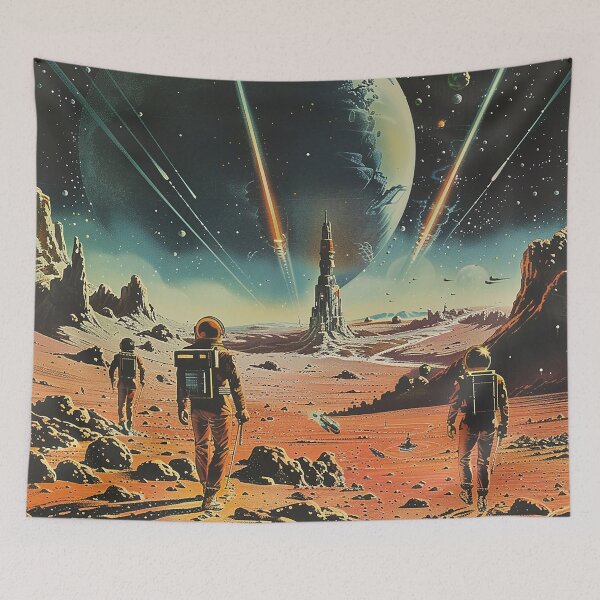 Item preview, Retro Scifi Art designed and sold by nomiraclehere.