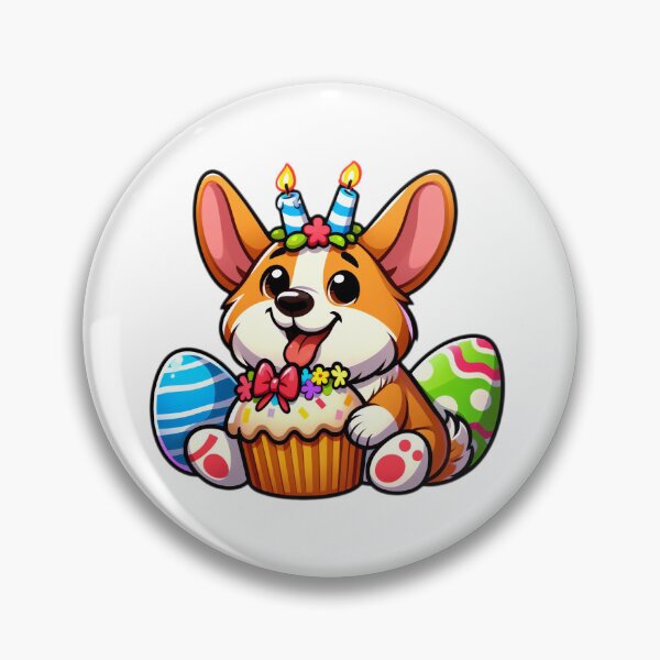Item preview, Corgi Cake Connoisseur: Easter Edition designed and sold by EpicPaws.