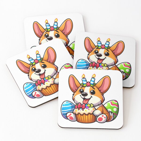 Item preview, Corgi Cake Connoisseur: Easter Edition designed and sold by EpicPaws.