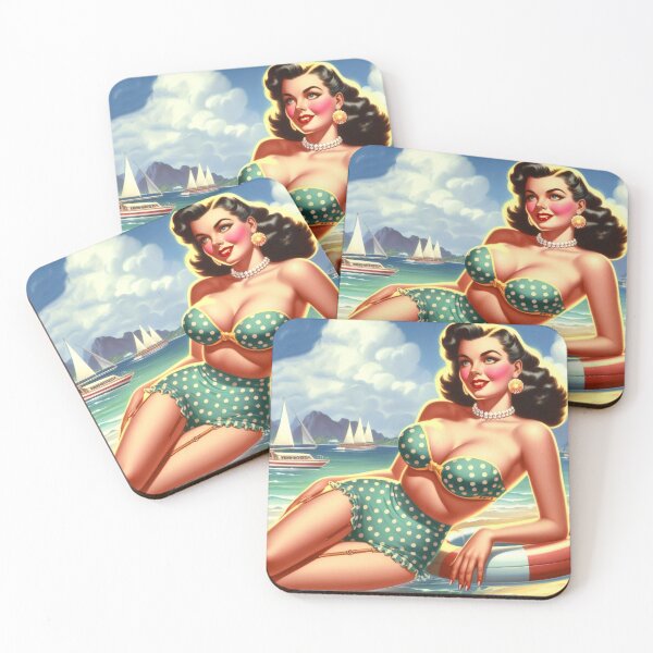 Item preview, Vintsge Summer Pin-up designed and sold by PulpVintage.