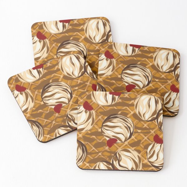 Item preview, Fudge, Vanilla And Waffles - Pattern Repeat designed and sold by Pilar Bidó.