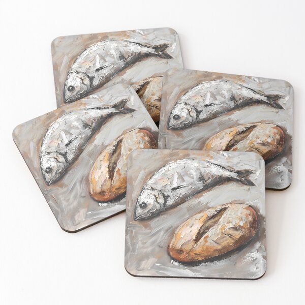Item preview, Bread and Fish: Symbols of Provision designed and sold by LivingArtClips.